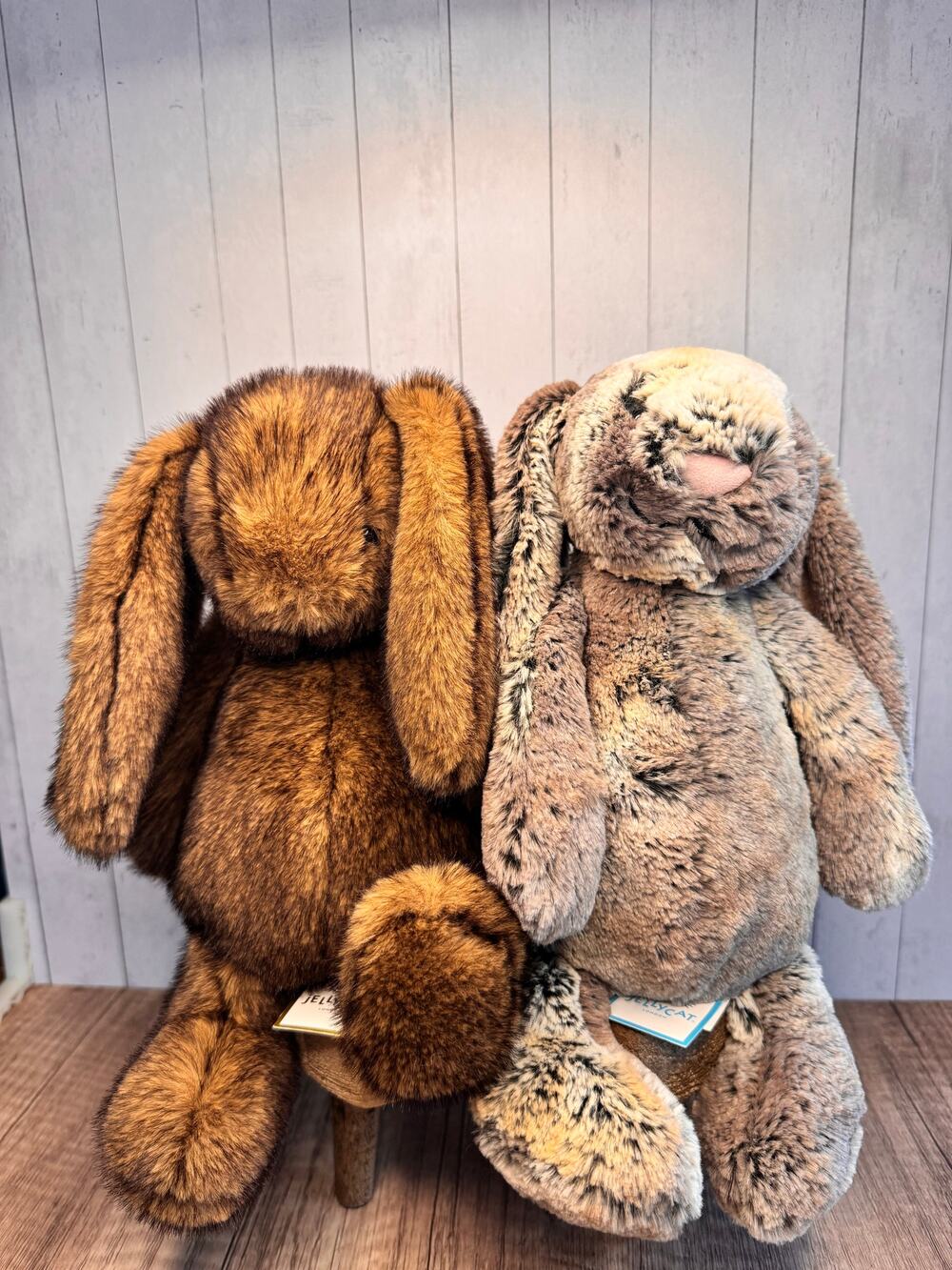 Bunny Bundle Jellycat Hoppleston and Bunny Woodland Babe Medium Authentic NEW